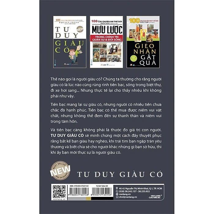 Combo (3 Cuốn Sách) 100 Câu Chuyện Hay Thế Giời: Tâm Hồn Cao Cả + Tư Duy Giàu Có + Mưu Lược Trong Chính Trị Quân Sự Và Đời Sống (Quách Thành)