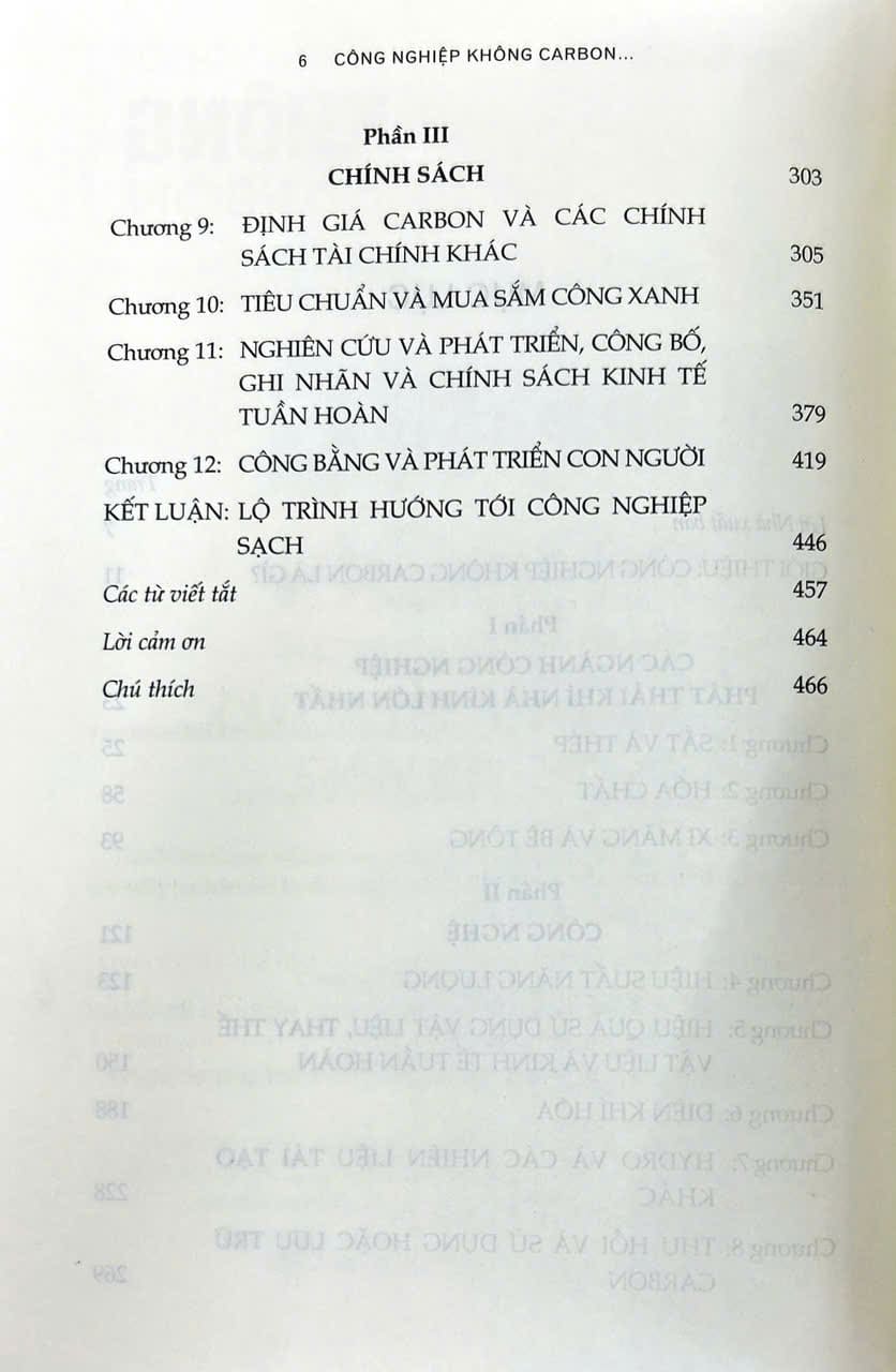 sách Công nghiệp không carbon: Chuyển đổi công nghệ và chính sách để đạt được thịnh vượng bền vững (Jeffrey Rissman)