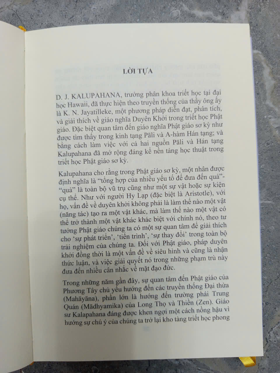 Sách Pháp Duyên Khởi: Trọng Điểm Triết Học Phật Giáo (Bìa Cứng) David J. Kalupahana
