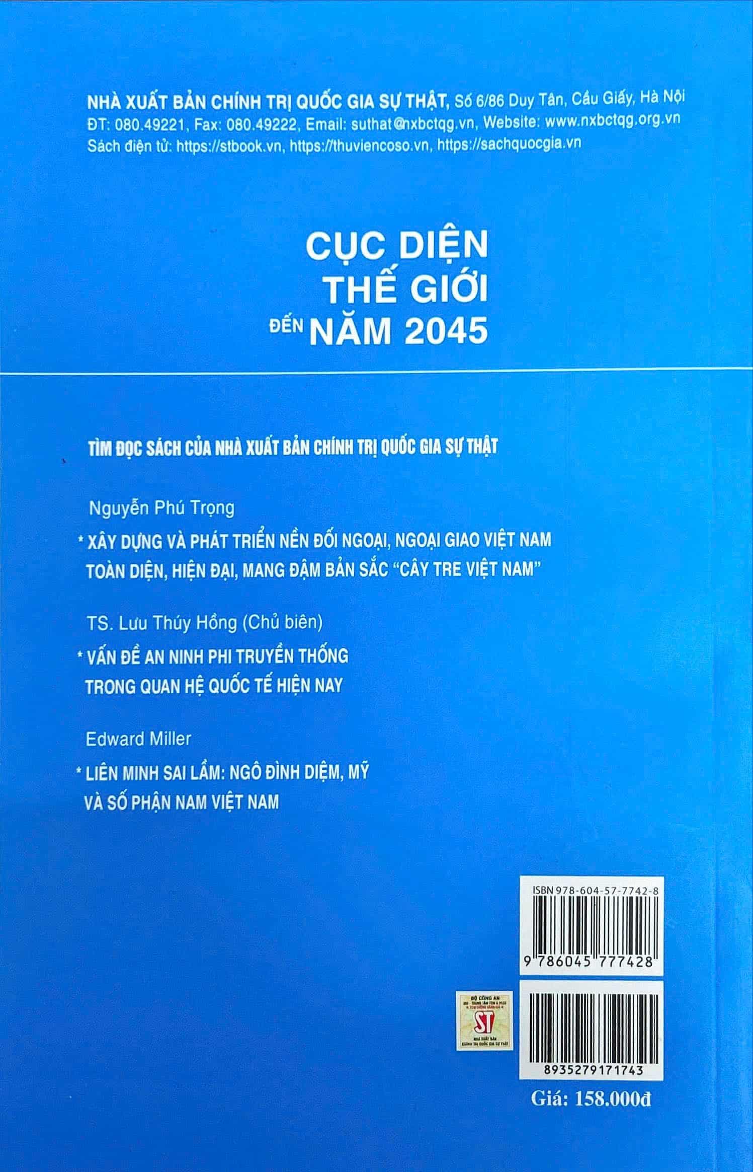 Sách Cục diện thế giới đến năm 2045 (TS. Nguyễn Minh Vũ)