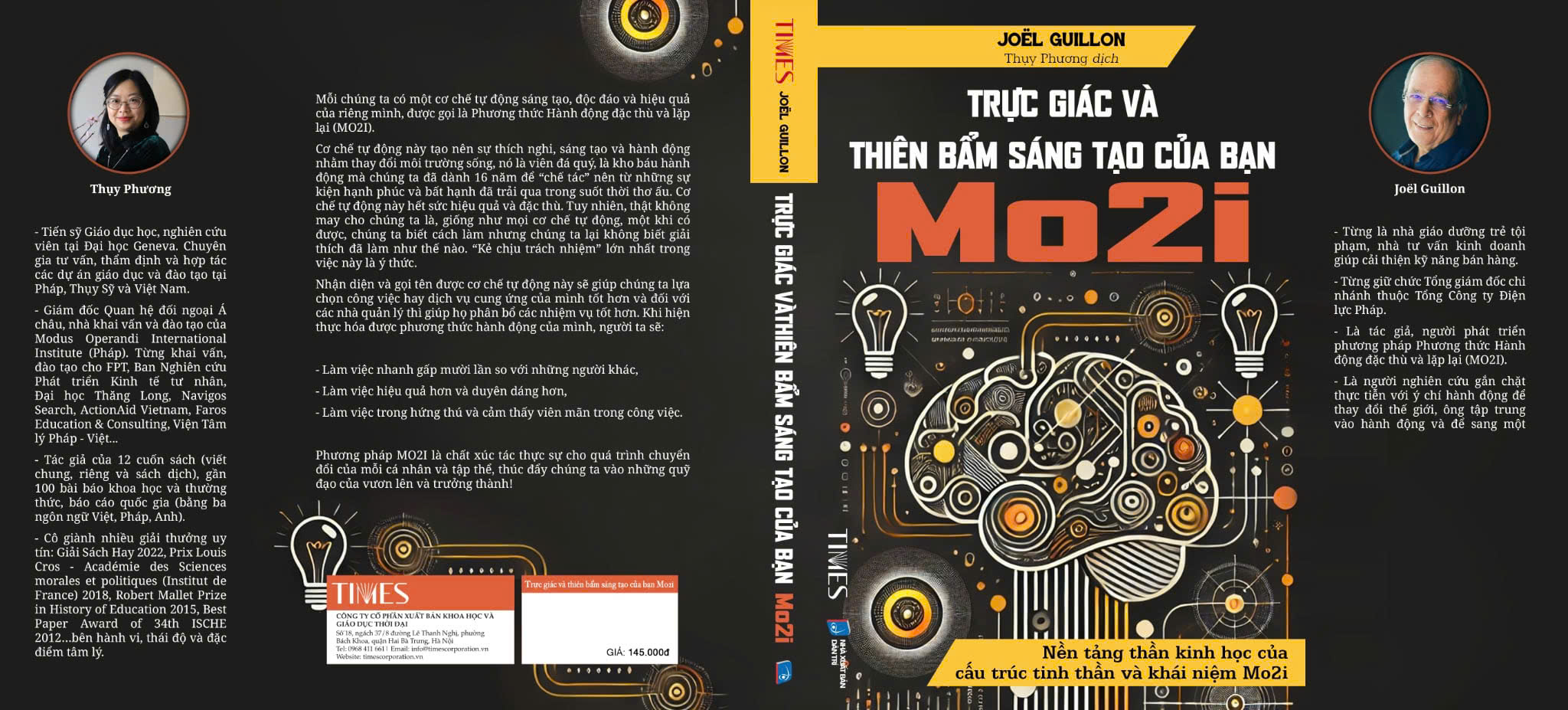 Sách Trực Giác Và Thiên Bẩm Sáng Tạo Của Bạn (Mo2i) Joël Guillon