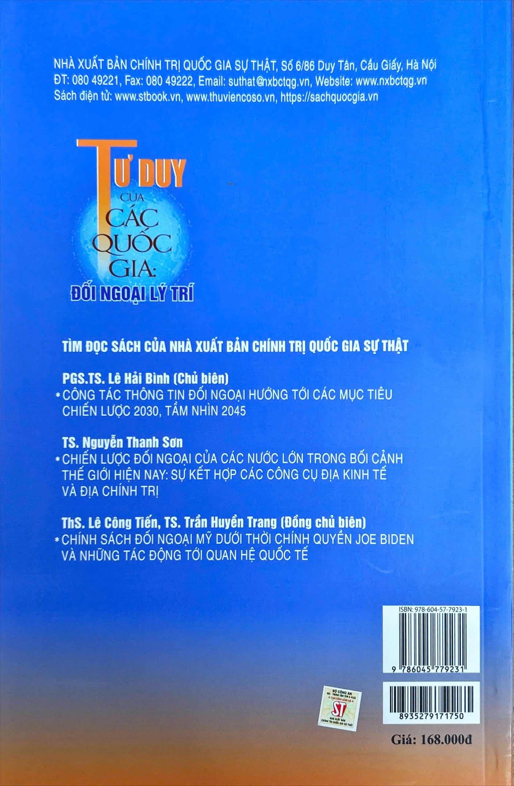 Sách Tư duy của các quốc gia: Đối ngoại lý trí (sách tham khảo) John J.MearsheimerSebastian Rosato