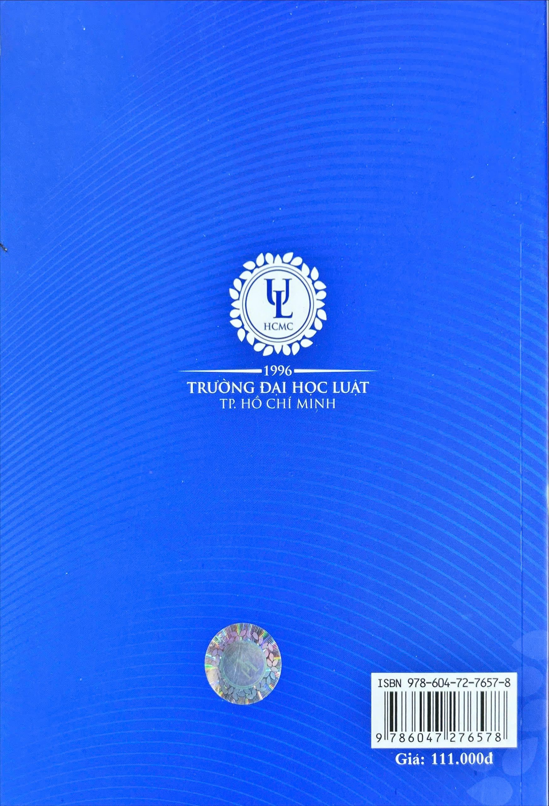 Sách Giáo Trình Pháp Luật Về Chủ Thể Kinh Doanh - Đại học Luật TP. HCM