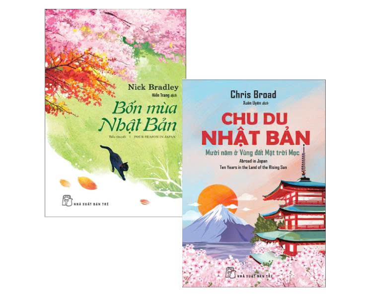 Combo (2 Cuốn Sách) Bốn Mùa Nhật Bản + Chu Du Nhật Bản (Chris Broad, Nick Bradley)