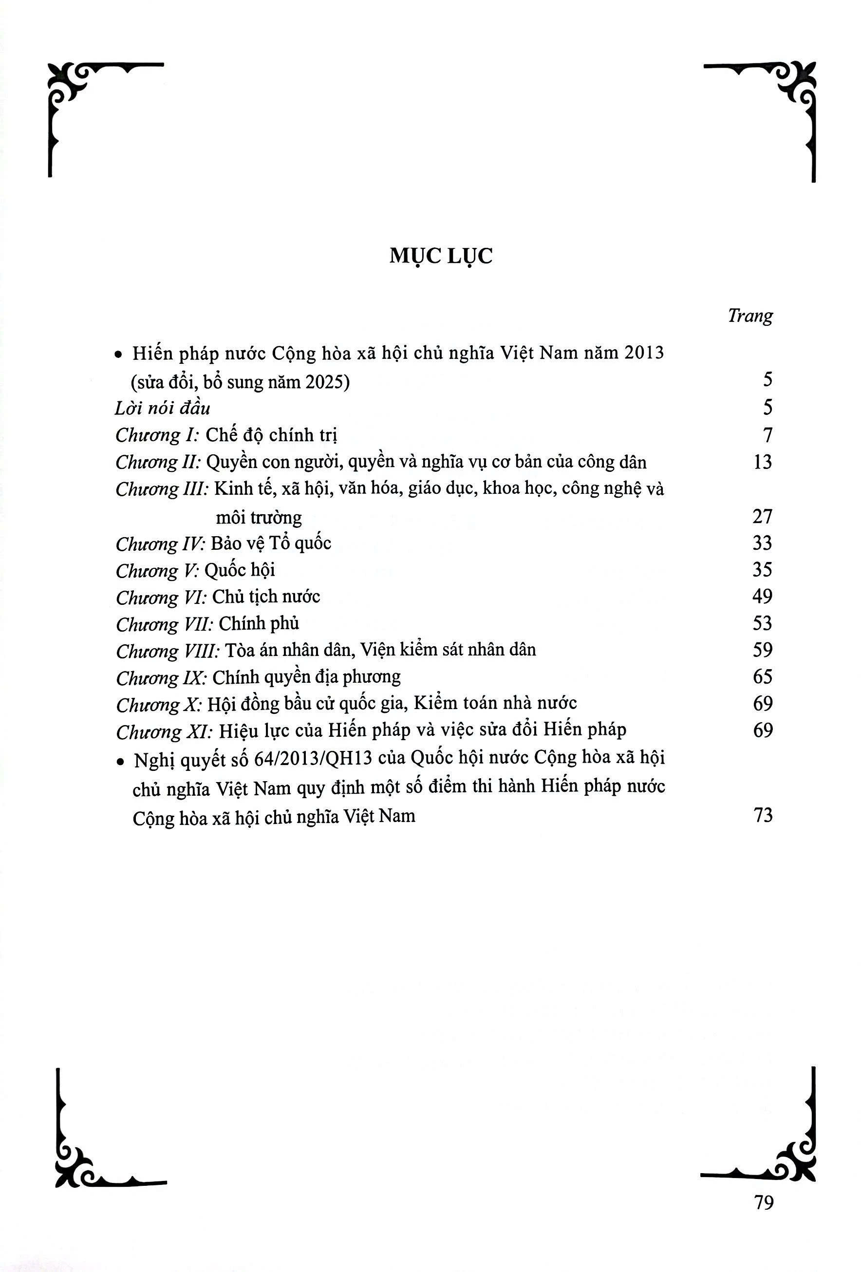 Hiến Pháp Nước Cộng Hòa Xã Hội Chủ Nghĩa Việt Nam Năm 2013 (Sửa Đổi, Bỗ Sung Năm 2015) Bìa Cứng
