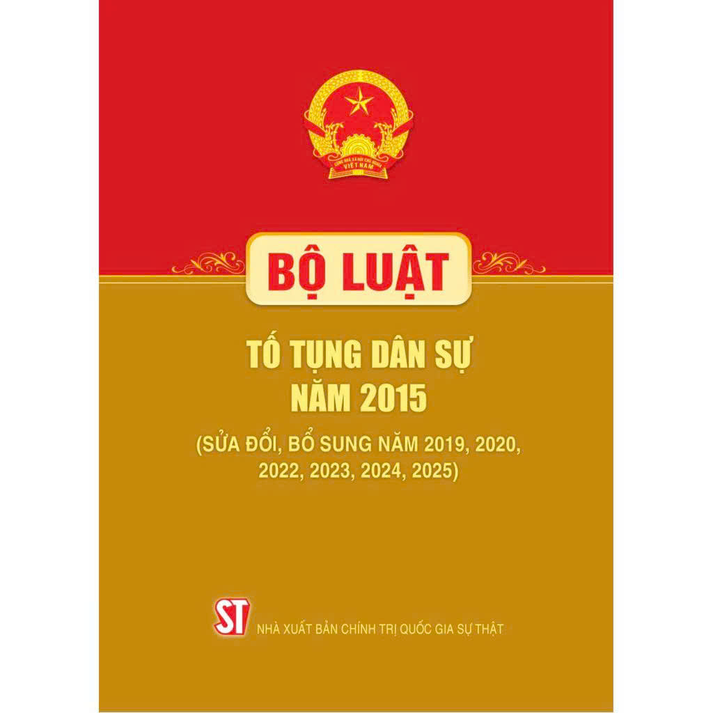 Bộ luật Tố tụng dân sự năm 2015 (Sửa đổi, bổ sung năm 2019, 2020, 2022, 2023, 2024, 2025)