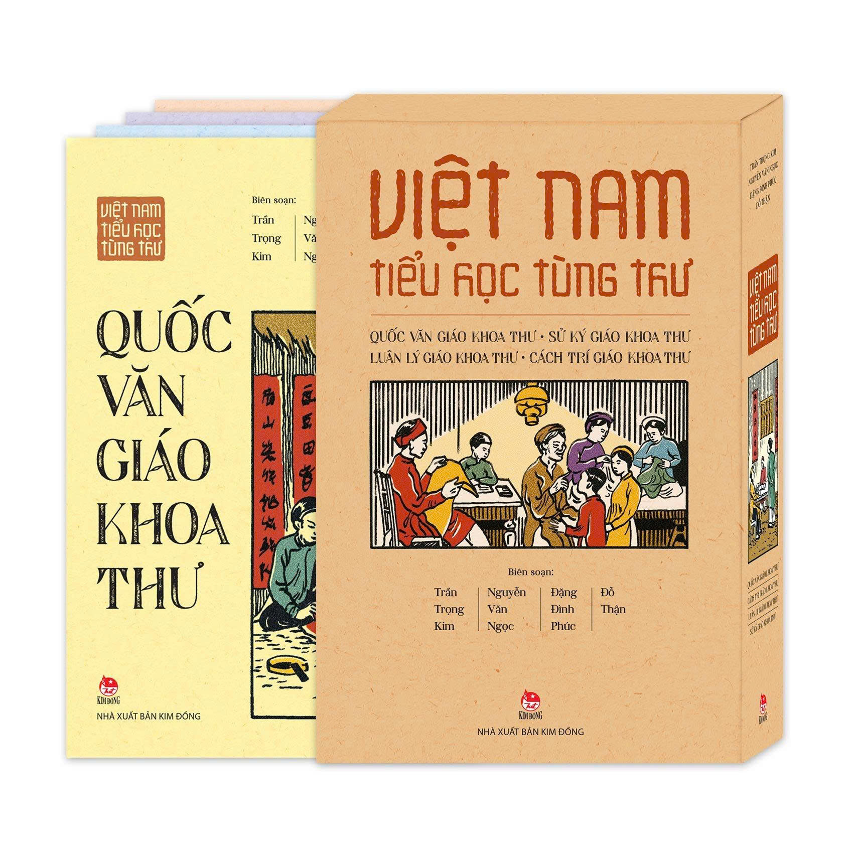 Boxset Việt Nam Tiểu Học Tùng Thư (Hộp 4 Cuốn) Nguyễn Văn Ngọc, Trần Trọng Kim, Đặng Đình Phúc, Đỗ Thận