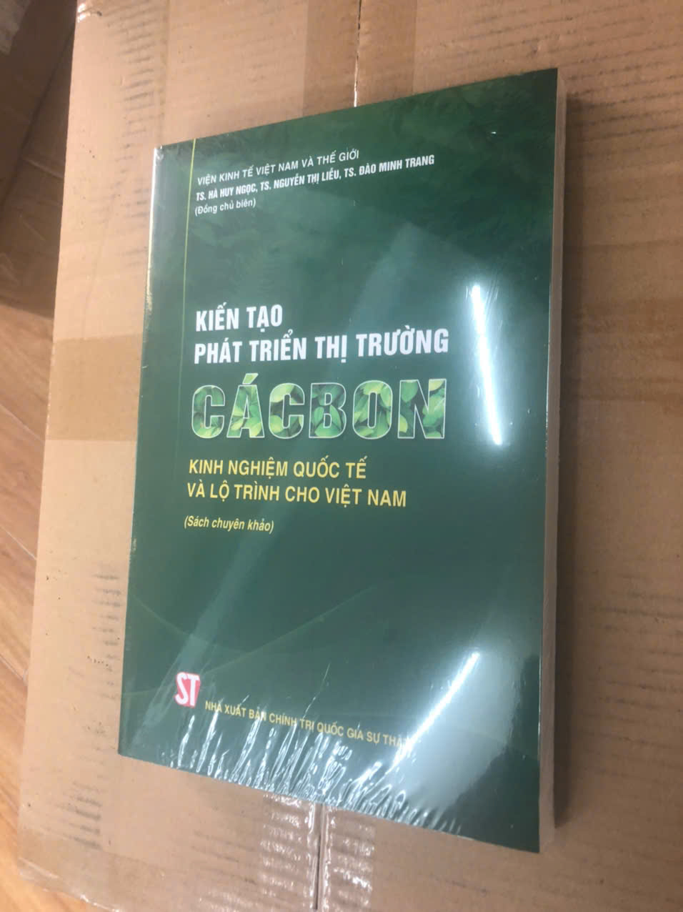Kiến tạo phát triển thị trường cácbon: Kinh nghiệm quốc tế và lộ trình cho Việt Nam (Sách chuyên khảo) TS. Hà Huy Ngọc, TS. Nguyễn Thị Liễu, TS. Đào Minh Trang đồng chủ biên.