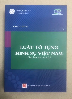 Giáo trình luật tố tụng hình sự Việt Nam (Tái Bản) Đại học Luật TP. HCM