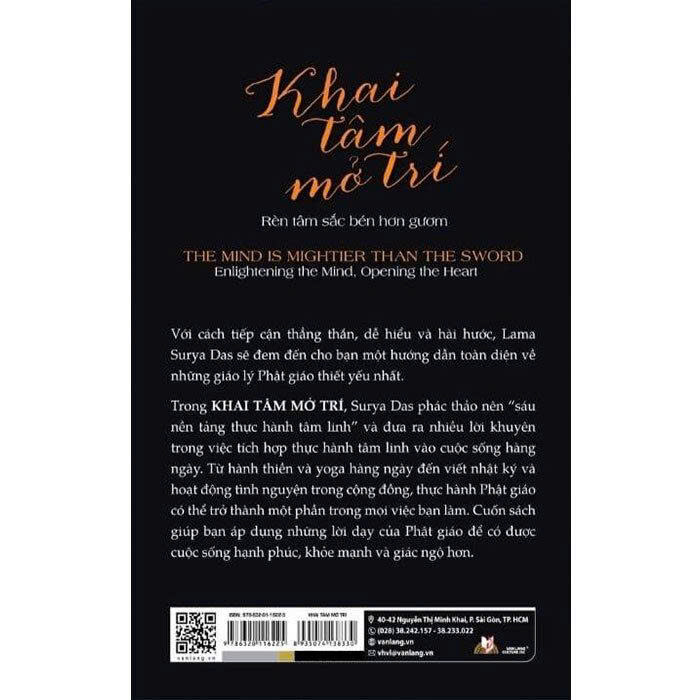 Khai Tâm Mở Trí - Rèn Tâm Sắc Bén Hơn Gươm - Lama Surya Das