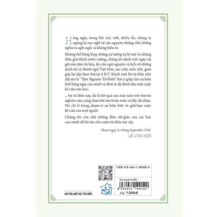Tiếng Việt Giàu Đẹp: Tầm Nguyên Từ Điển - Vân-Hạc Lê Văn Hòe