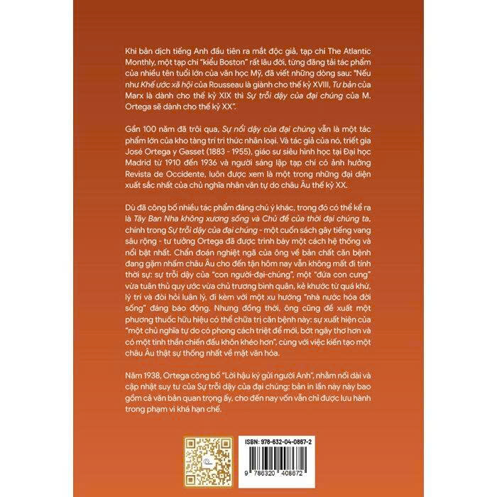  Sự Trỗi Dậy Của Đại Chúng - José Ortega Y Gasset