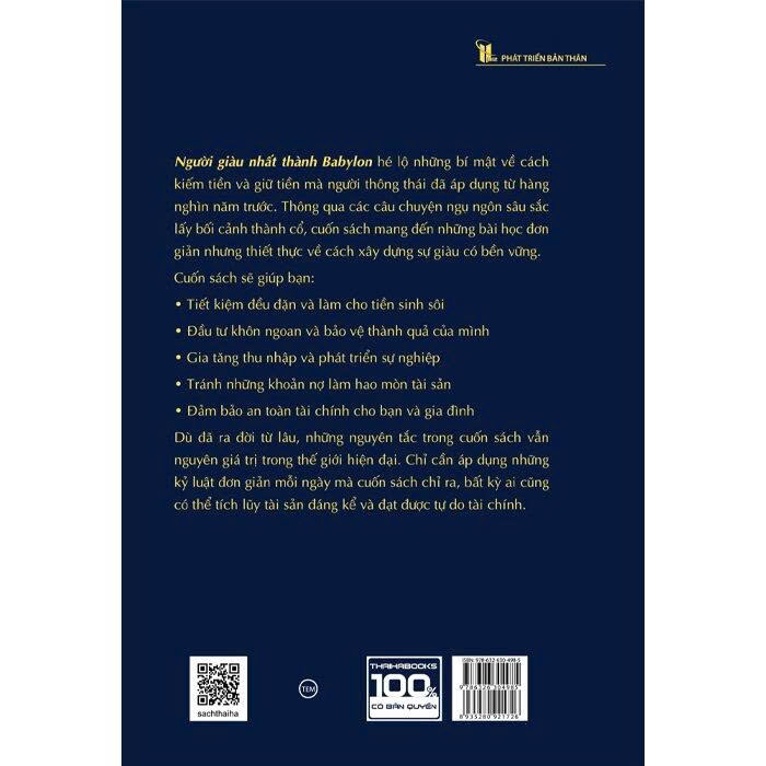 Người Giàu Nhất Thành Babylon (Bìa Cứng) - George Samuel Clason
