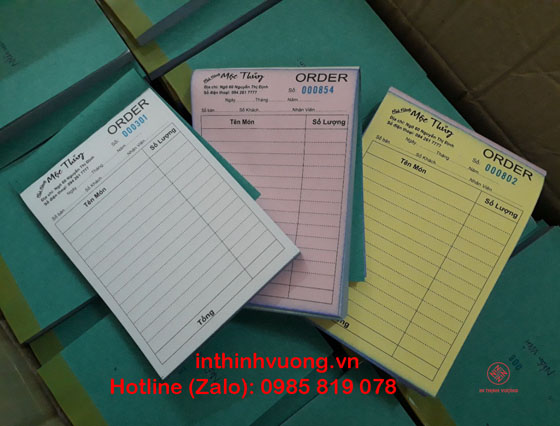 In order nhà hàng, quán cafe giá rẻ lấy nhanh In order nhà hàng, quán cafe giá rẻ lấy nhanh