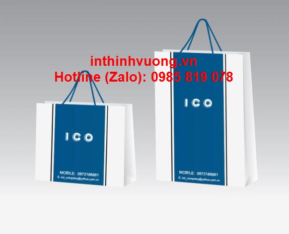 mẫu in túi giấy cho shop thời trang