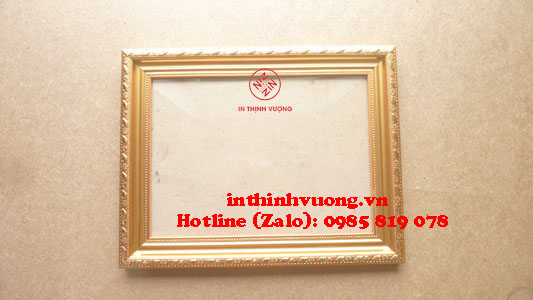 khung giấy khen vàng đẹp cao cấp