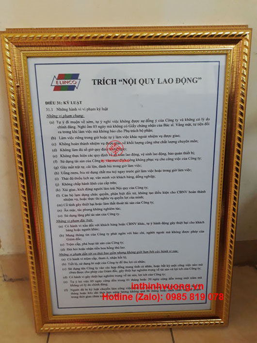 khung giấy khen giá rẻ ở hà nội