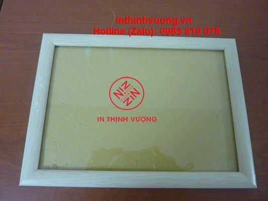 khung giấy khen đẹp cao cấp vân gỗ