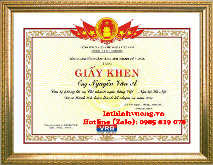 Mẫu khung giấy khen giá rẻ mới nhất hiện nay Mẫu khung giấy khen giá rẻ mới nhất hiện nay