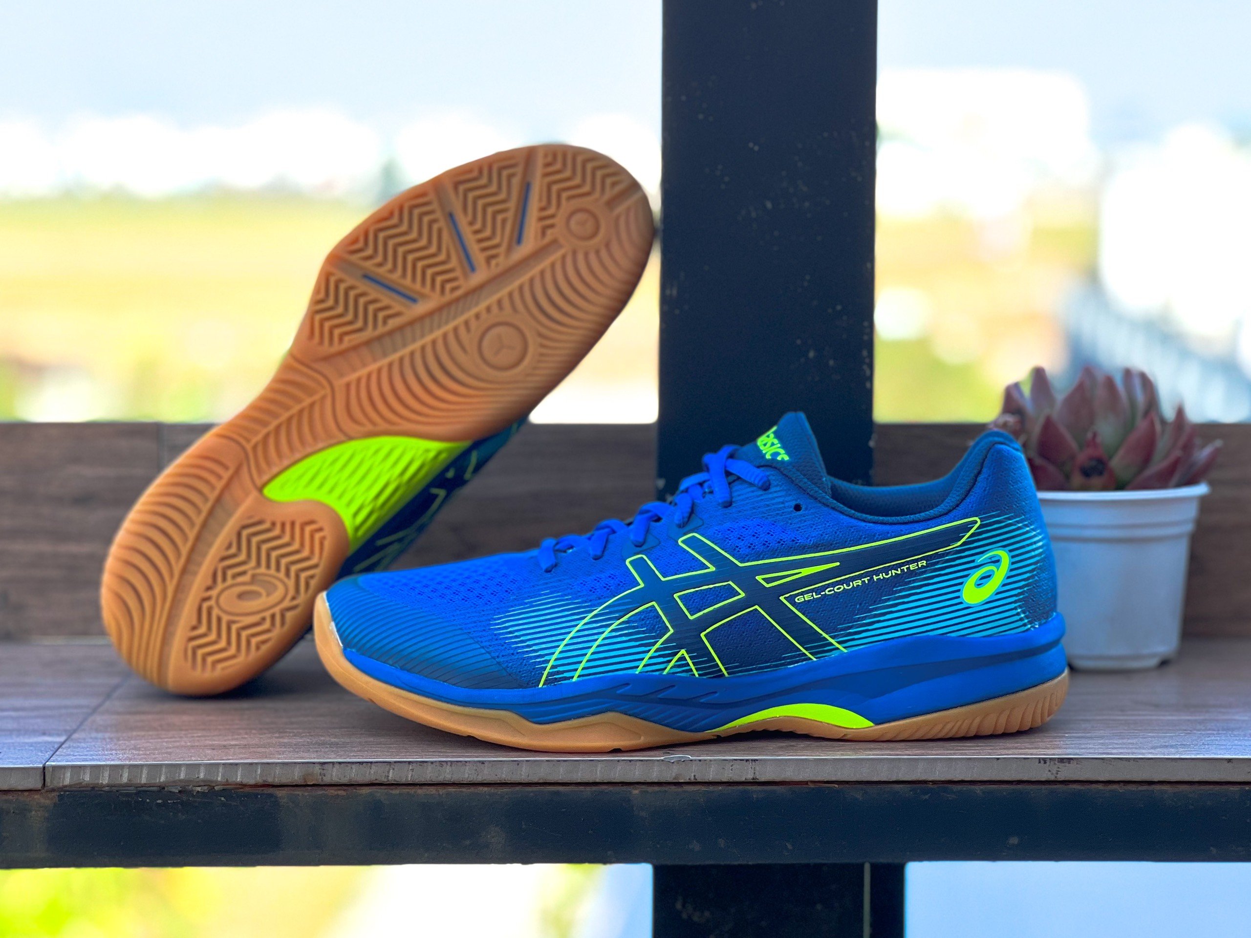 Giày Asics Gel - Court Hunter 2 - Xanh Giày Asics Gel - Court Hunter 2 - Xanh