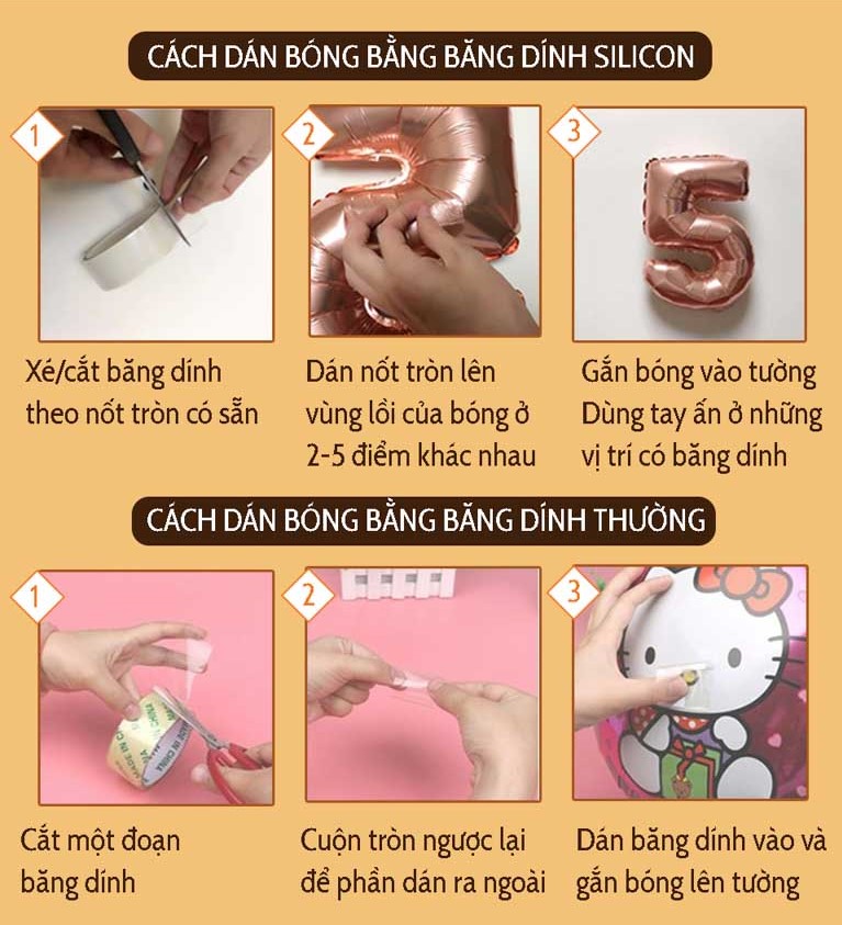 hướng dẫn trang trí sinh nhật