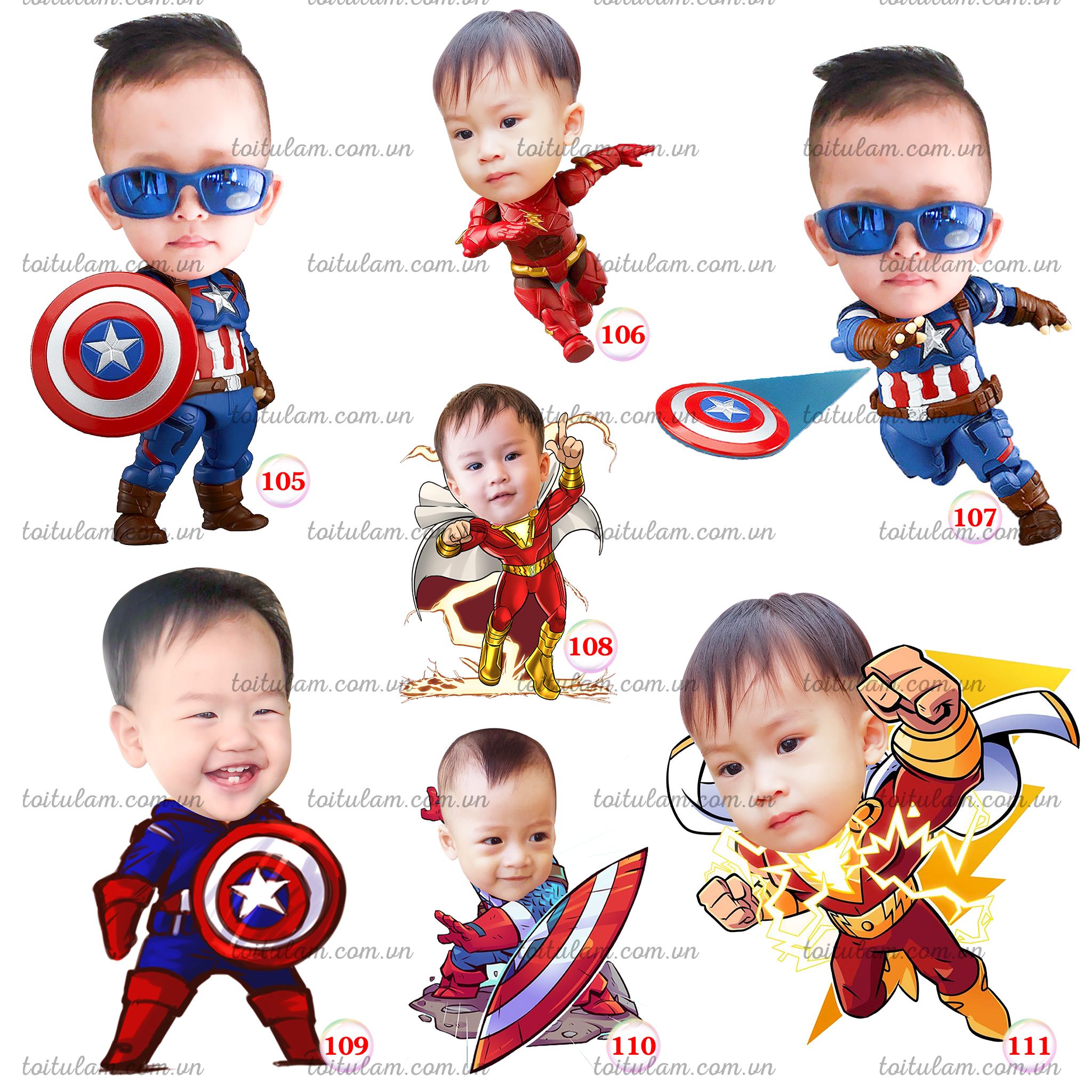 Chibi Cho Bé Trai Tự Chọn 4