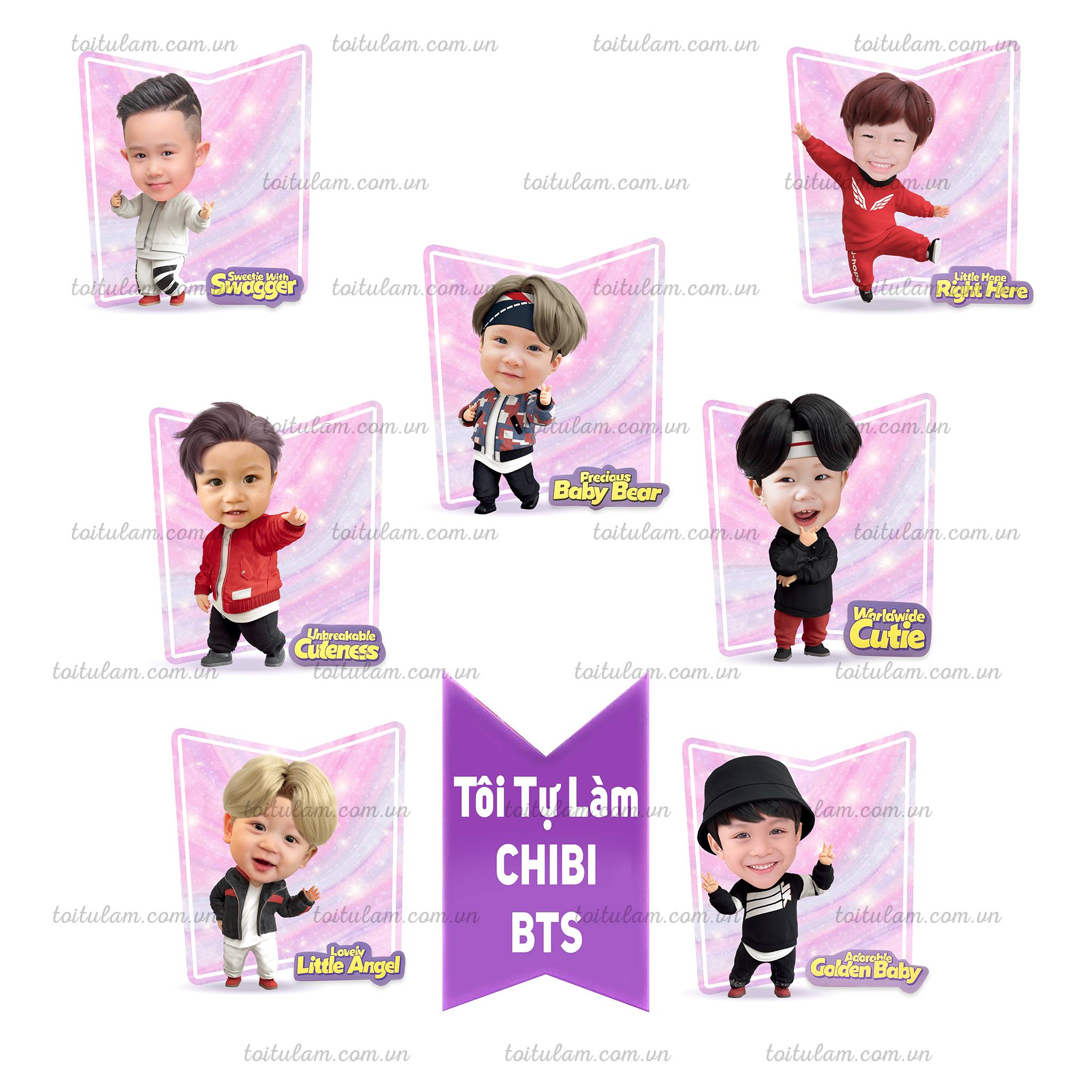 Hình Ảnh BTS Cute Ngầu Và Chibi Mới Nhất 2022