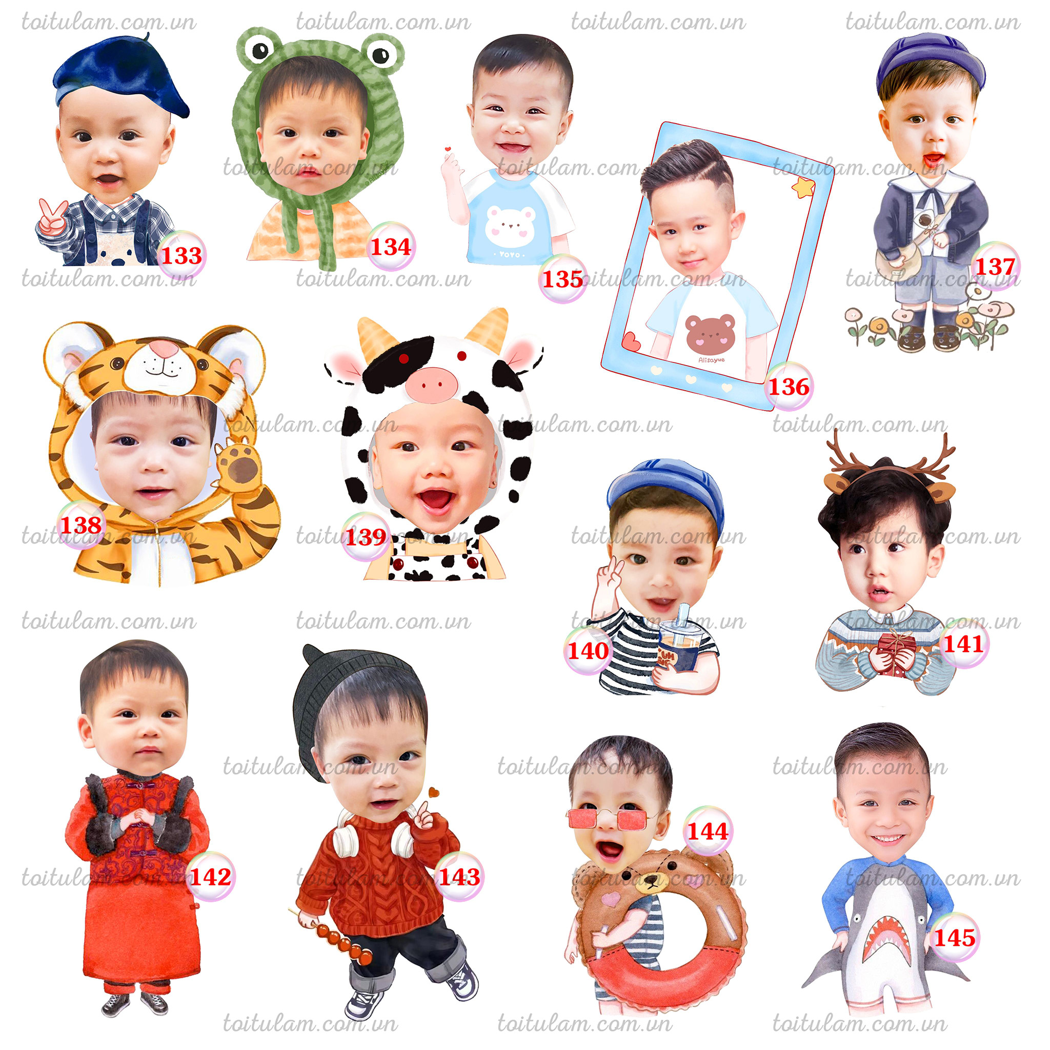 Chibi Bé Trai Hàn Quốc