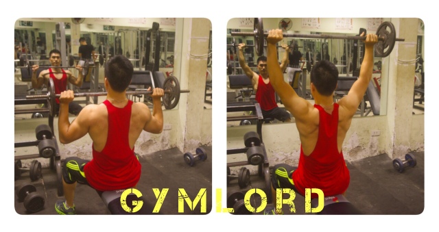 Tập thể hình tài nhà với ghế tập tạ