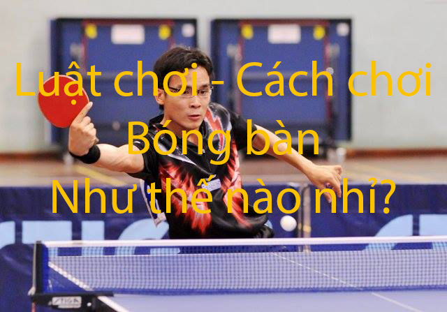 Luật chơi bóng bàn, Cách chơi bóng bàn cho người mới tập chơi