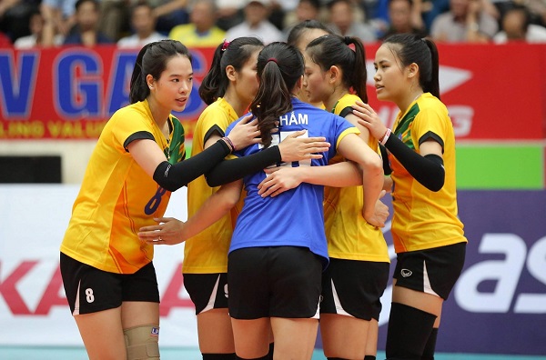 Bóng chuyền nữ Việt Nam thất bại trước đội tuyển Thái Lan