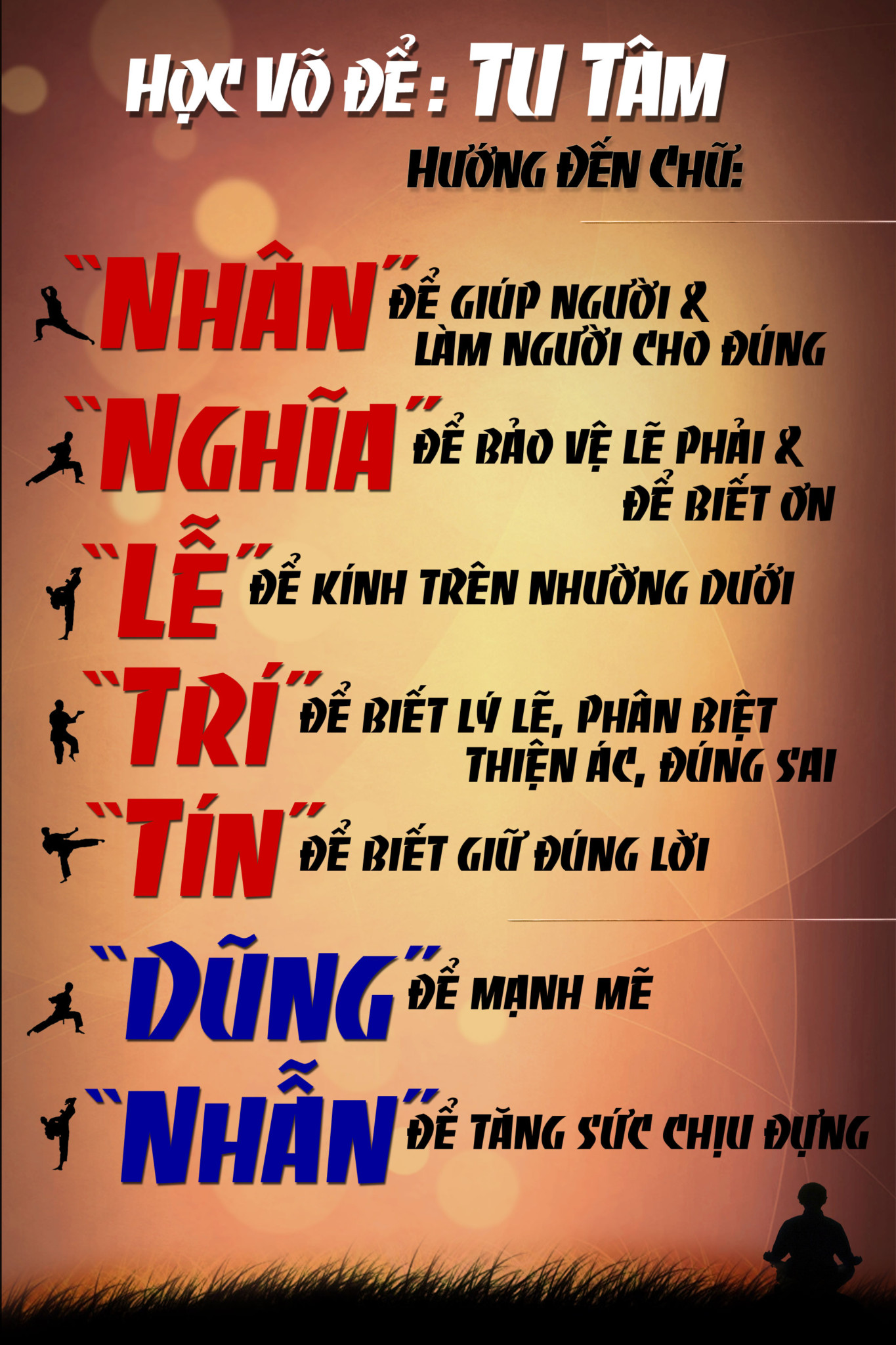 Những câu nói hay về võ thuật