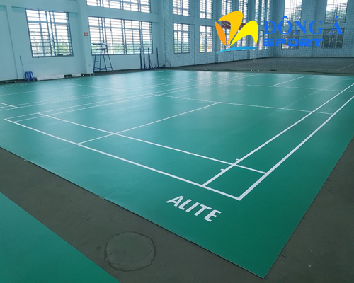 Hình ảnh thực thế sân cầu lông Enlio A-21345