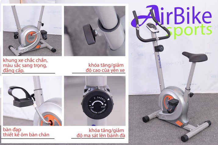 Air Bike AB-01 và các bộ phận