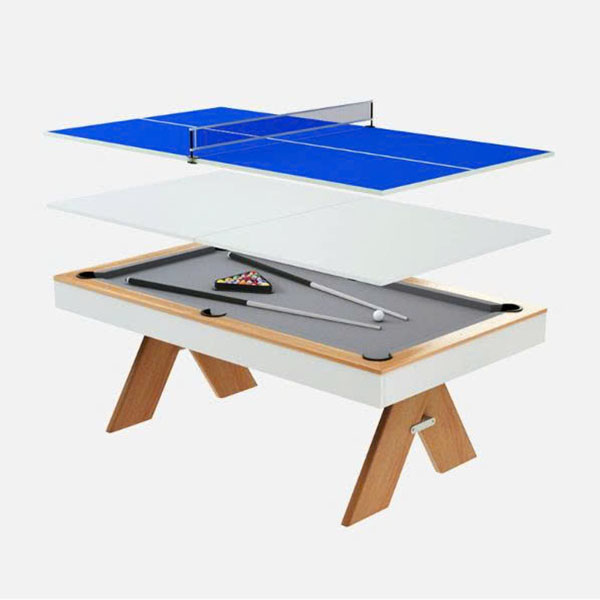 Bàn đa năng 5 trong 1 bóng bàn bi a bàn họp bàn ăn bàn học nhập khẩu