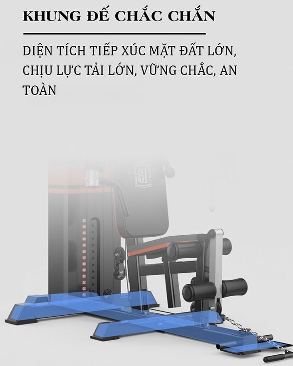 Chân đế tiếp xúc sàn của giàn tạ