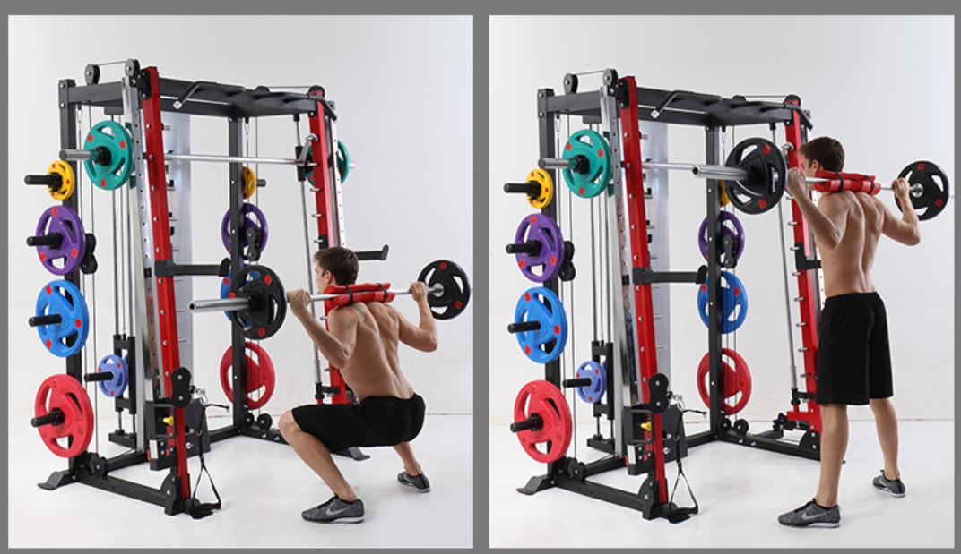 Tập Squat với đòn tạ