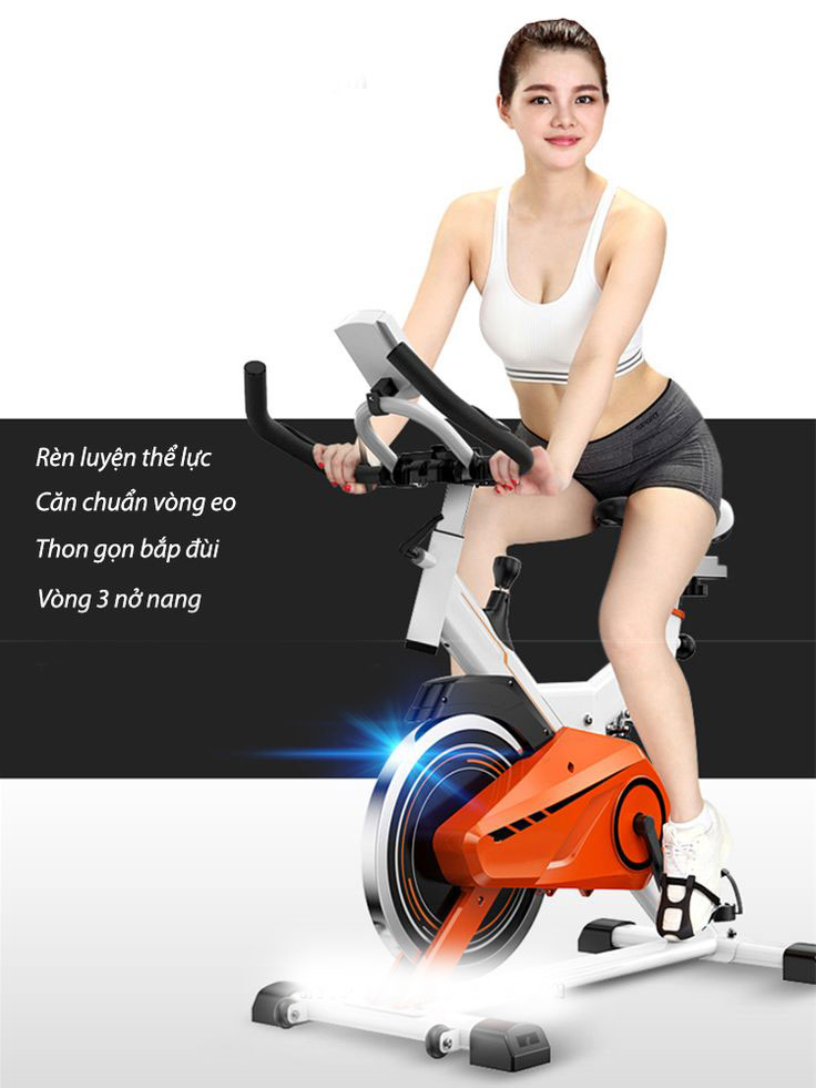xe đạp tập thể duc tập giảm cân, tăng cường cơ