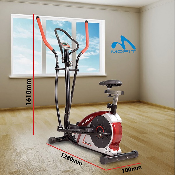 Kích thước lắp đặt xe đạp tập toàn thân Enjoy 220