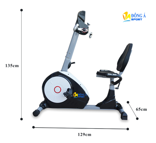 Kích thước lắp đặt xe đạp phục hồi chức năng K8602R