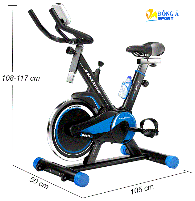 kích thước xe đạp tập thể dục Skin Bike JN55
