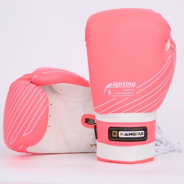 Găng tay Boxing Kangrui KB335 màu hồng
