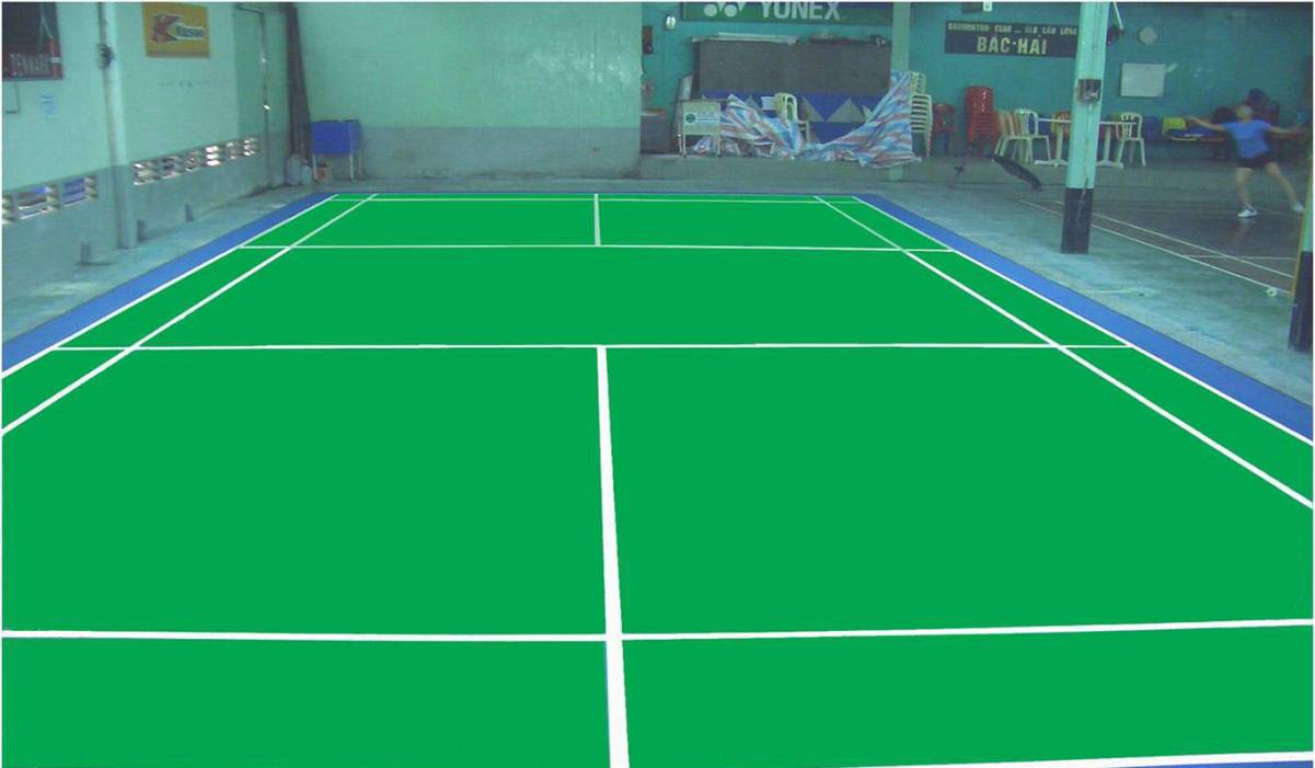 Những tiêu chuẩn chung về sân cầu lông trong nhà