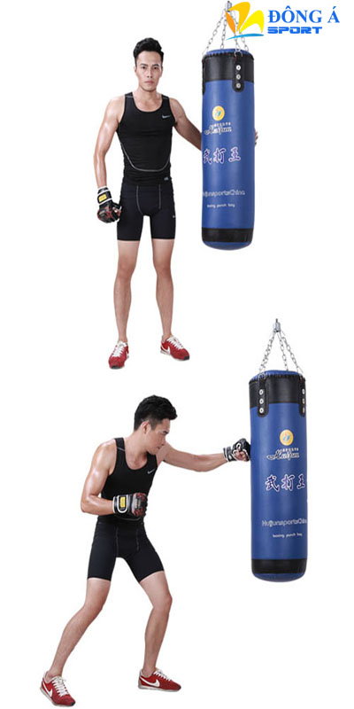 Tập luyện với bao đấm bốc Huijun