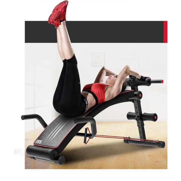 Tập bụng dưới với ghế