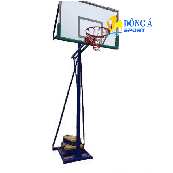 Trụ bóng rổ di động bảng kính cường lực DA-04