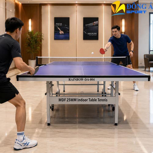 Hình ảnh thực tế bàn bóng bàn nhập khẩu gỗ MDF 25 ly DA-004
