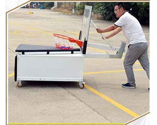 Trụ bóng rổ di động gấp gọn nhập khẩu SG-6 gấp gọn