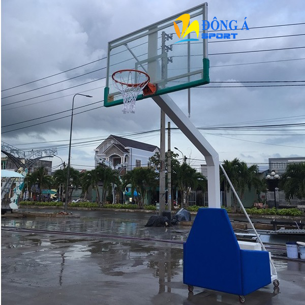 Trụ bóng rổ di động kính cường lực DA-07