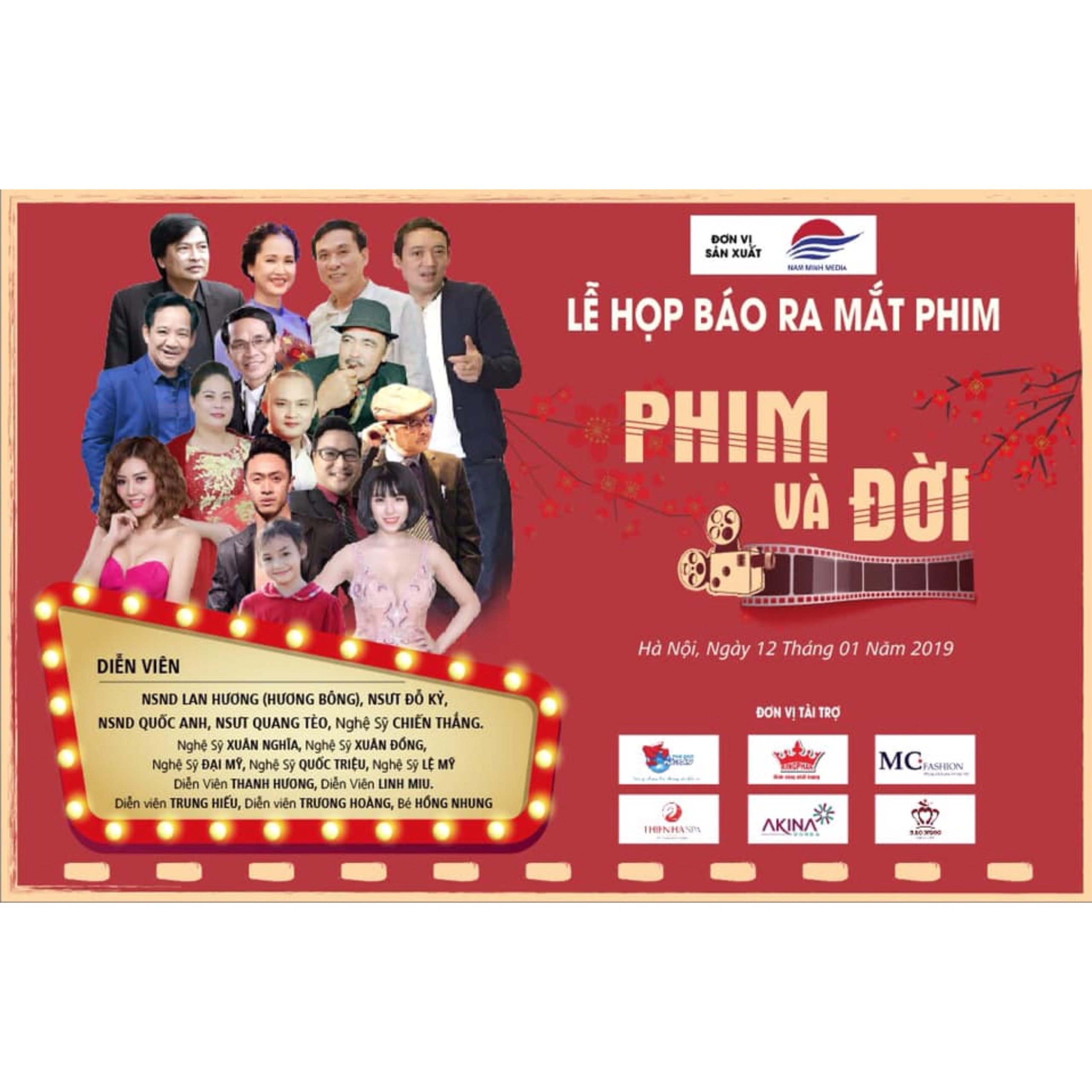 MC Fashion hân hạnh tài trợ dự án phim Hài Tết “PHIM VÀ ĐỜI” 2019